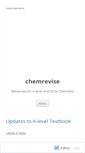 Mobile Screenshot of chemrevise.org